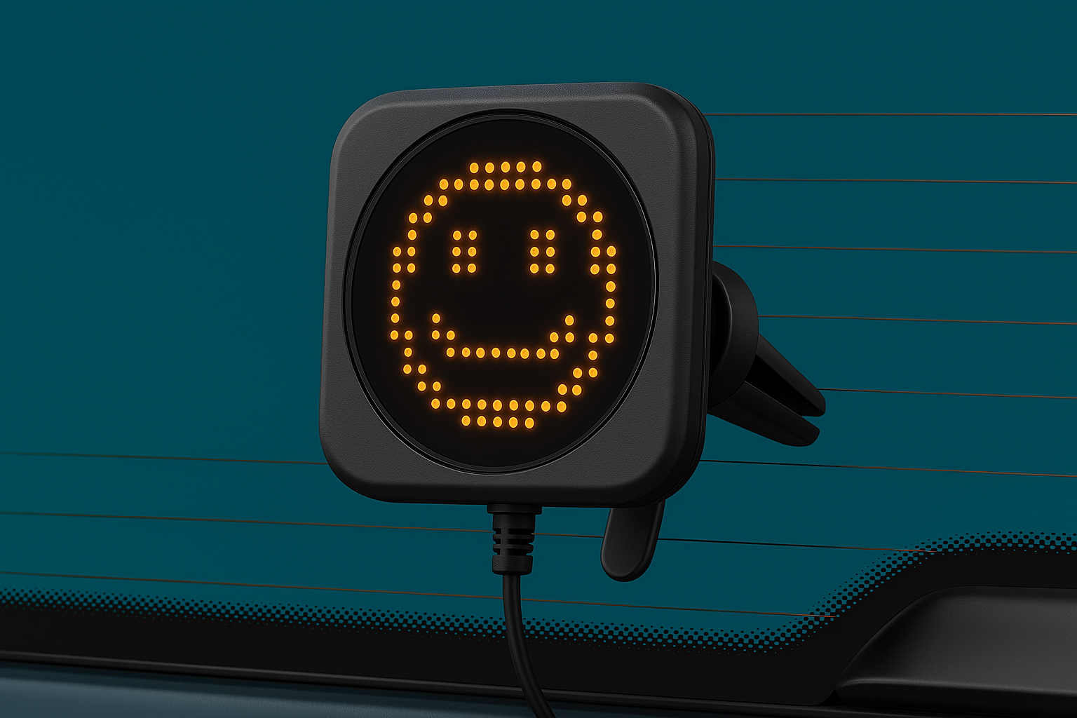 Car LED Indicator Light Smile Rear Window