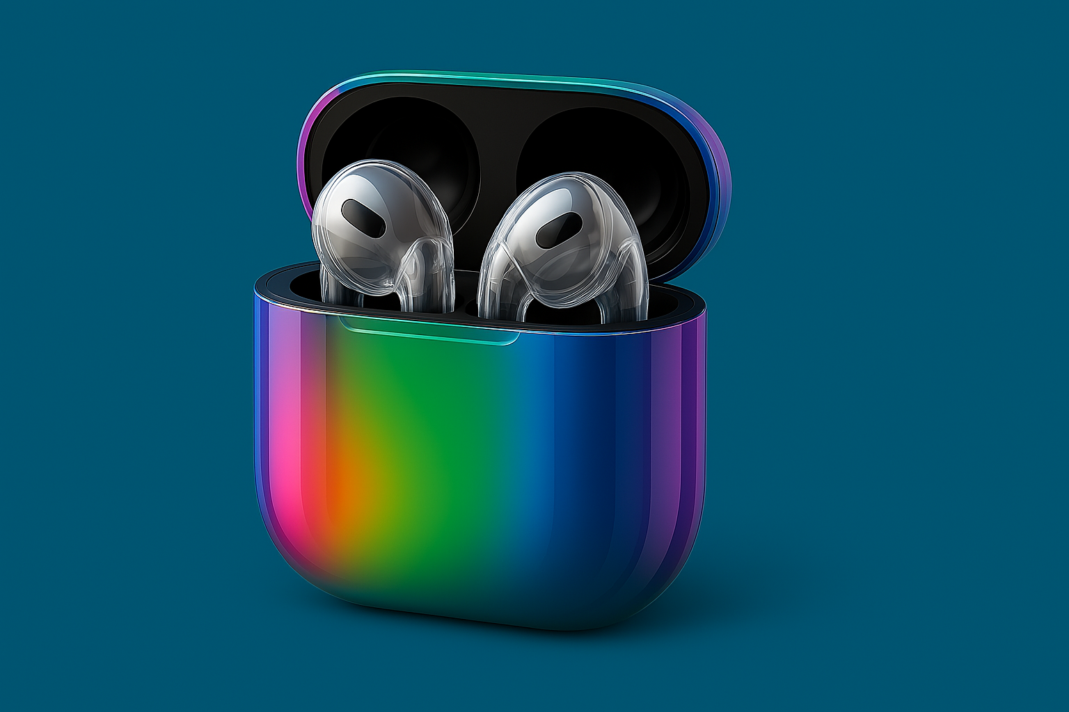 Colorful Sound Wireless Bluetooth Earbuds with Noise Canceling
