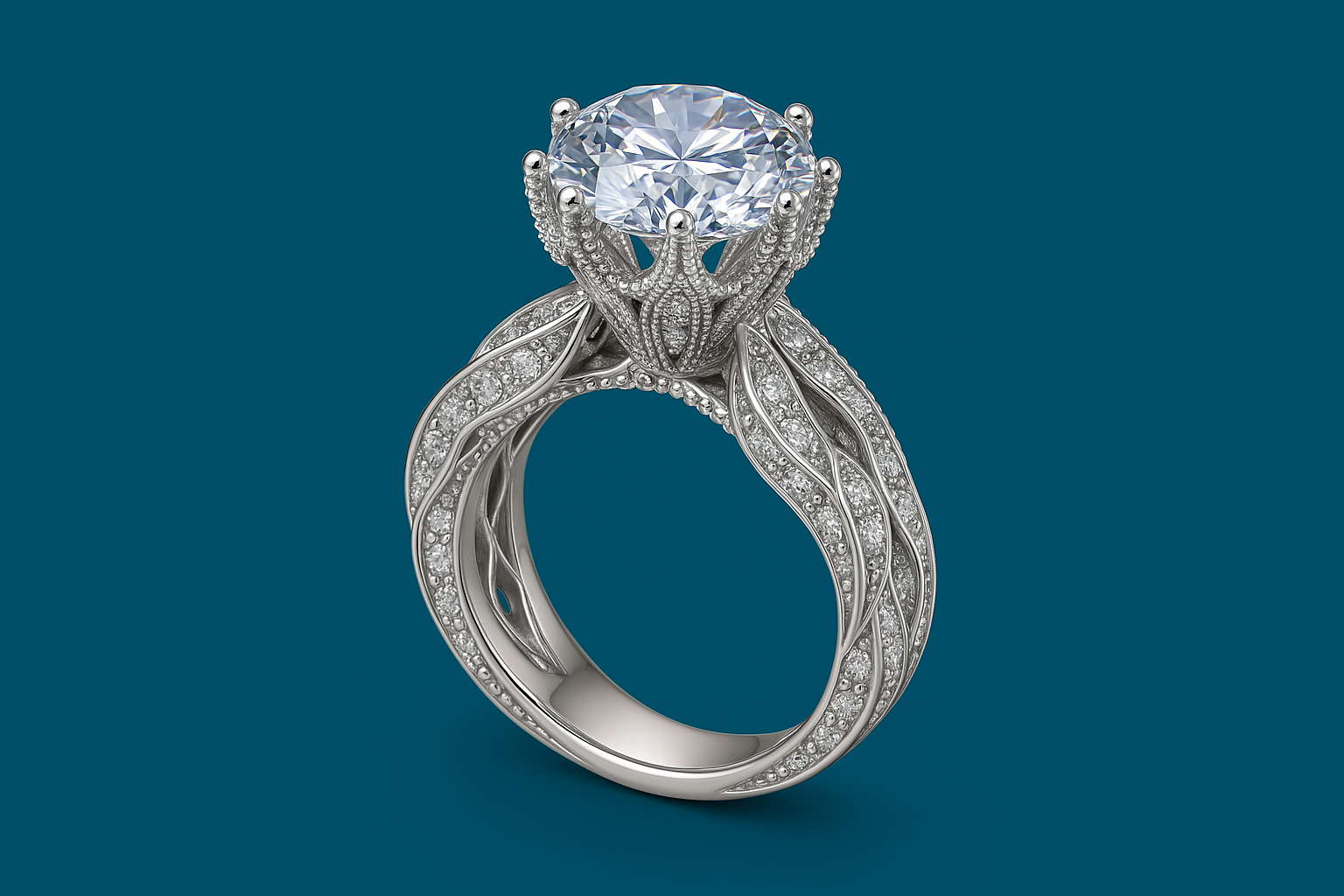 Elegant Zircon Rings – Sparkling Jewelry for Women & Girls