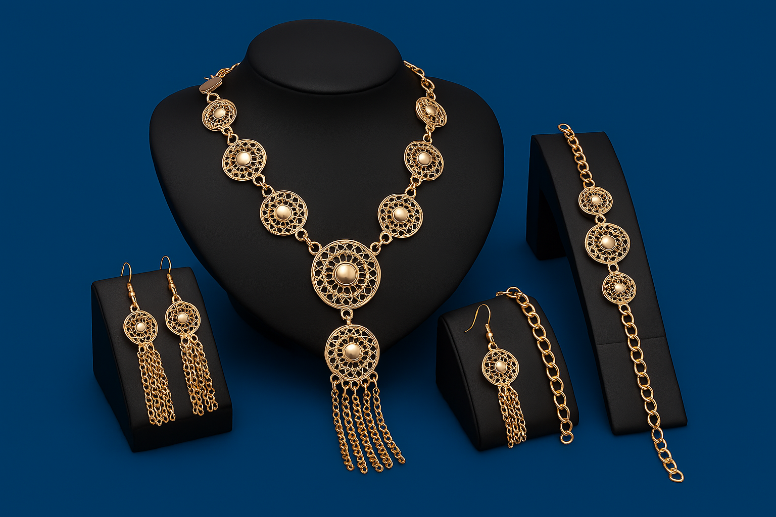 European And American Party Ladies Jewellery Set