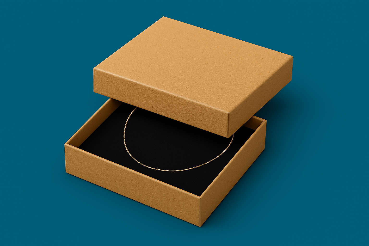 Kraft Paper Jewelry Box