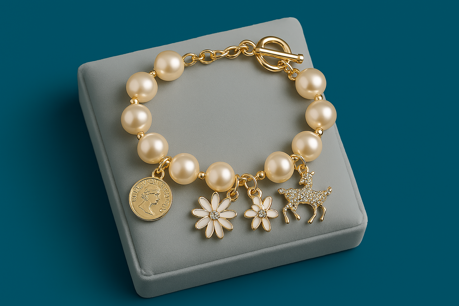 Pearl Flower Bracelet Jewelry