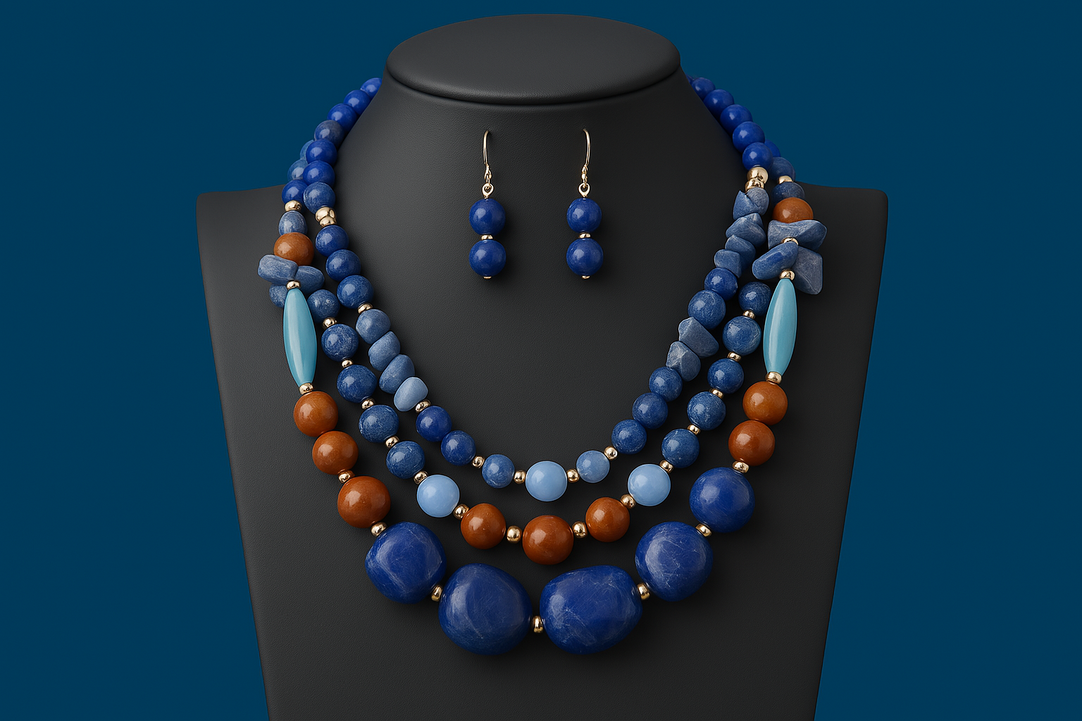 Wedding Accessories African Beads Jewellery Set