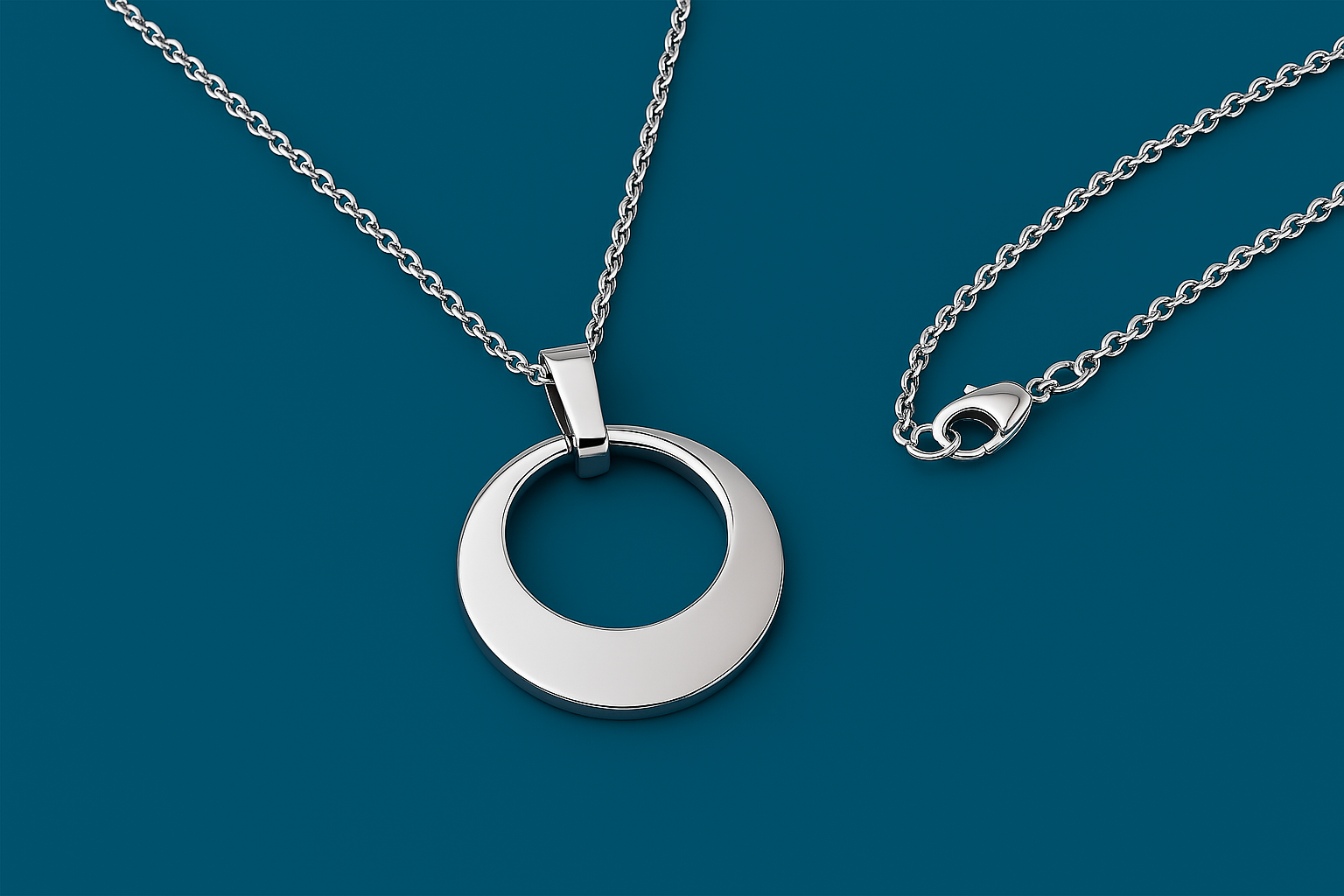 Women's Fashion Accessories Jewellery Sickle Pendant Necklace