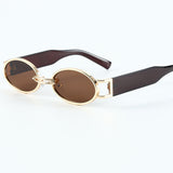 Retro Small Frame Sunglasses For Women