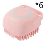 Silicone Pet Bath Brush Glove – Massage & Shampoo Tool for Dogs & Cats
