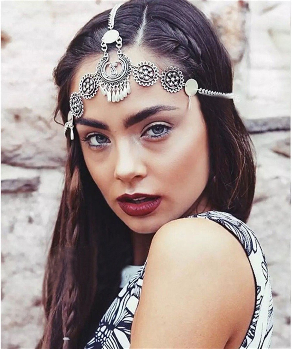 Boho Festival Headband Jewelry – Bohemian Hair Accessories for Women