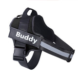 Personalized No-Pull Reflective Dog Harness – Adjustable & Breathable Vest with Custom Patch