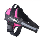 Personalized No-Pull Reflective Dog Harness – Adjustable & Breathable Vest with Custom Patch