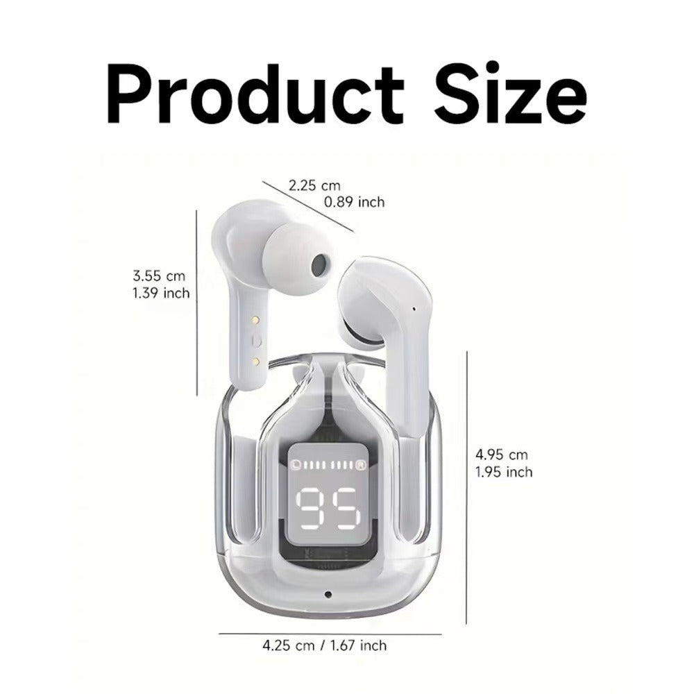 Colorful Sound Wireless Bluetooth Earbuds with Noise Canceling (One Pair)