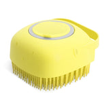 Pet Bath Massage Brush – Soft Silicone Grooming Scrubber for Cats & Dogs