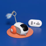 Remote Control Interactive Cat Toy Car – USB Charging, Self-Moving Chase Toy for Cats