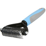 Double-Sided Pet Grooming Brush – Deshedding & Dematting Tool for Dogs and Cats
