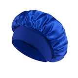 Classic Solid Color Fashion Satin Wide Brim Nightcap