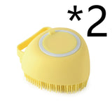 Silicone Pet Bath Brush Glove – Massage & Shampoo Tool for Dogs & Cats