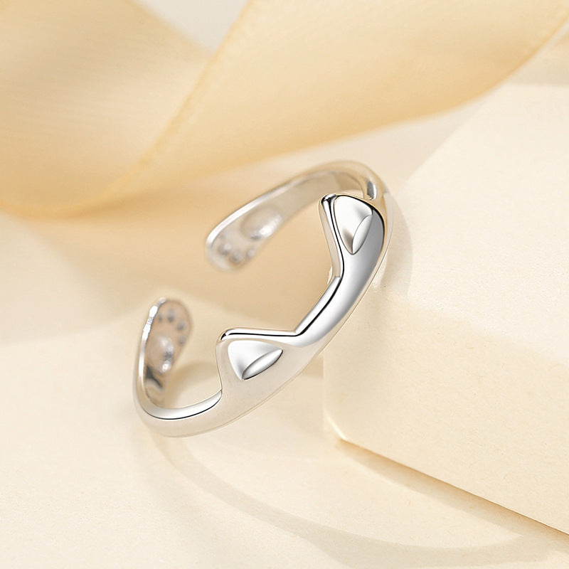 Punk Hand Jewellery Copper And Silver Plated Two-tone Snake Ring