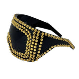Men's Personality Punk Super Large Rim Square Rivet Sunglasses