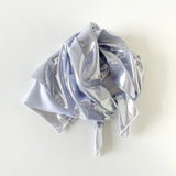 Liquid Silver Toe Cap Headscarf Y2g Square Scarf Wrapped Chest