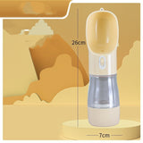 Portable Dog Water Bottle & Feeder – Travel Bowl for Pets, Outdoor Food & Water Container