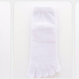 Pure Cotton Sweat-Absorbent Toe Socks Unisex