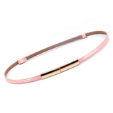 Women's Belt Fashion A Pair Of Buckles Fine Ladies
