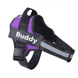 Personalized No-Pull Reflective Dog Harness – Adjustable & Breathable Vest with Custom Patch