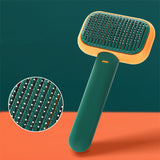Pet Hair & Massage Comb – Stainless Steel Grooming Brush for Cats & Dogs