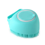 Silicone Pet Bath Brush Glove – Massage & Shampoo Tool for Dogs & Cats