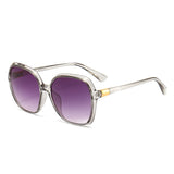 Women's Casual Elegant Plastic Square Sunglasses Large Frame