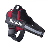 Personalized No-Pull Reflective Dog Harness – Adjustable & Breathable Vest with Custom Patch