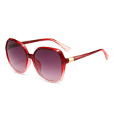 Women's Casual Elegant Plastic Square Sunglasses Large Frame