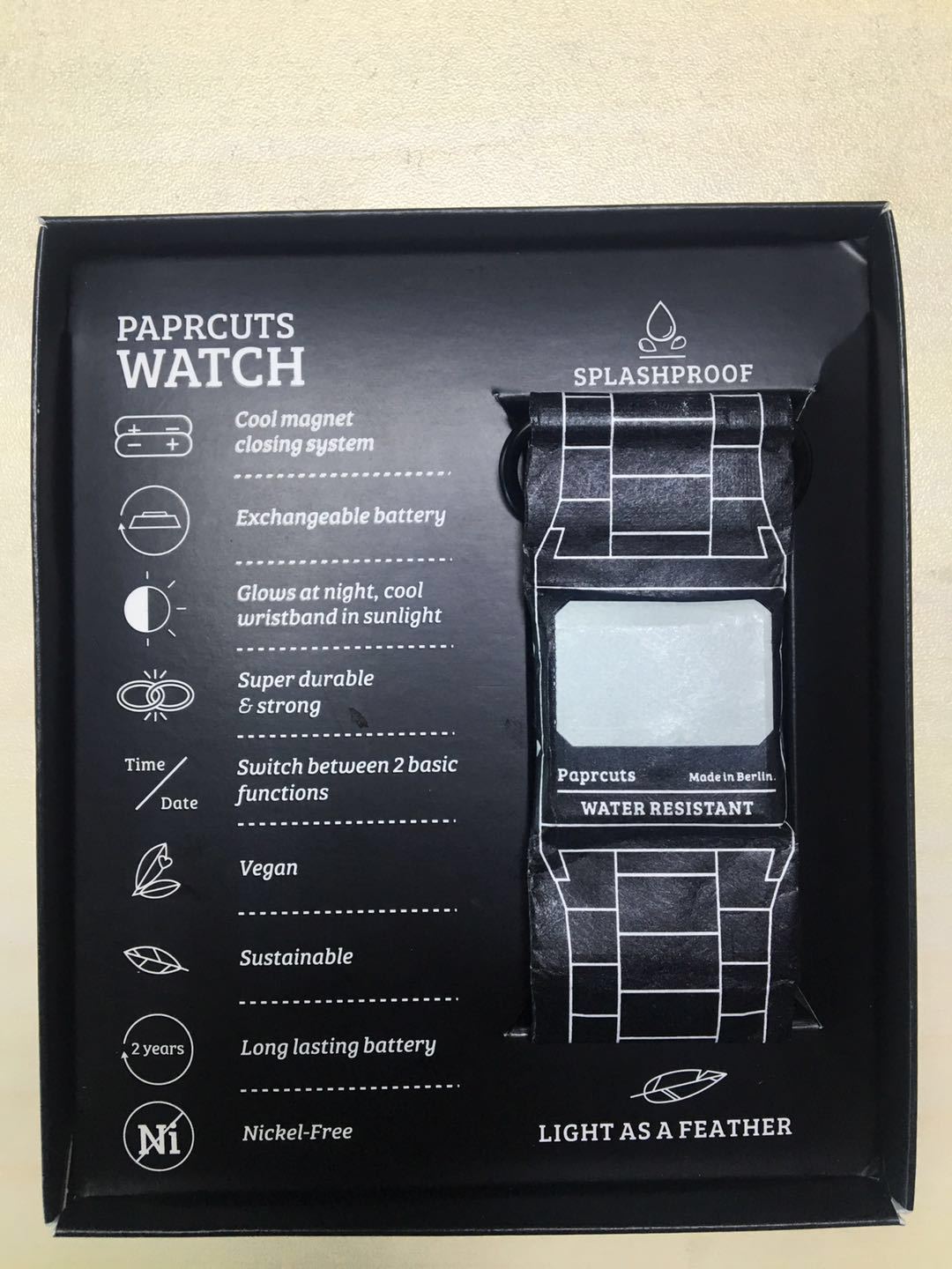 Paprcuts Watch new paper watch Papr watch creative intelligent watch Paper spot