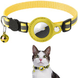 Reflective Waterproof Pet Collar with AirTag Holder – For Cats & Dogs