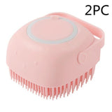 Silicone Pet Bath Brush Glove – Massage & Shampoo Tool for Dogs & Cats