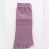 Pure Cotton Sweat-Absorbent Toe Socks Unisex