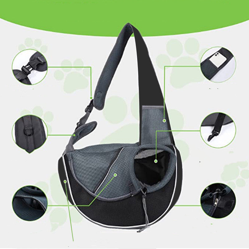 Portable Pet Carrier Crossbody Bag for Women – Dogs & Cats