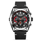 Watch Men's Trendy Blue Chronograph Watch Sports Quartz Watch