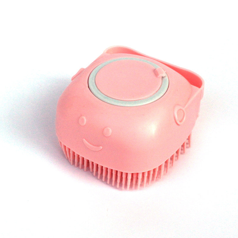 Silicone Pet Bath Brush Glove – Massage & Shampoo Tool for Dogs & Cats