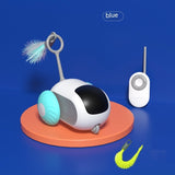 Remote Control Interactive Cat Toy Car – USB Charging, Self-Moving Chase Toy for Cats