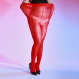Tight Base Leg Shaping Plump Girls Horse Oil Stockings