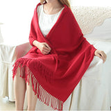 Women's Cashmere-like Plaid Scarf Fashionable Warm