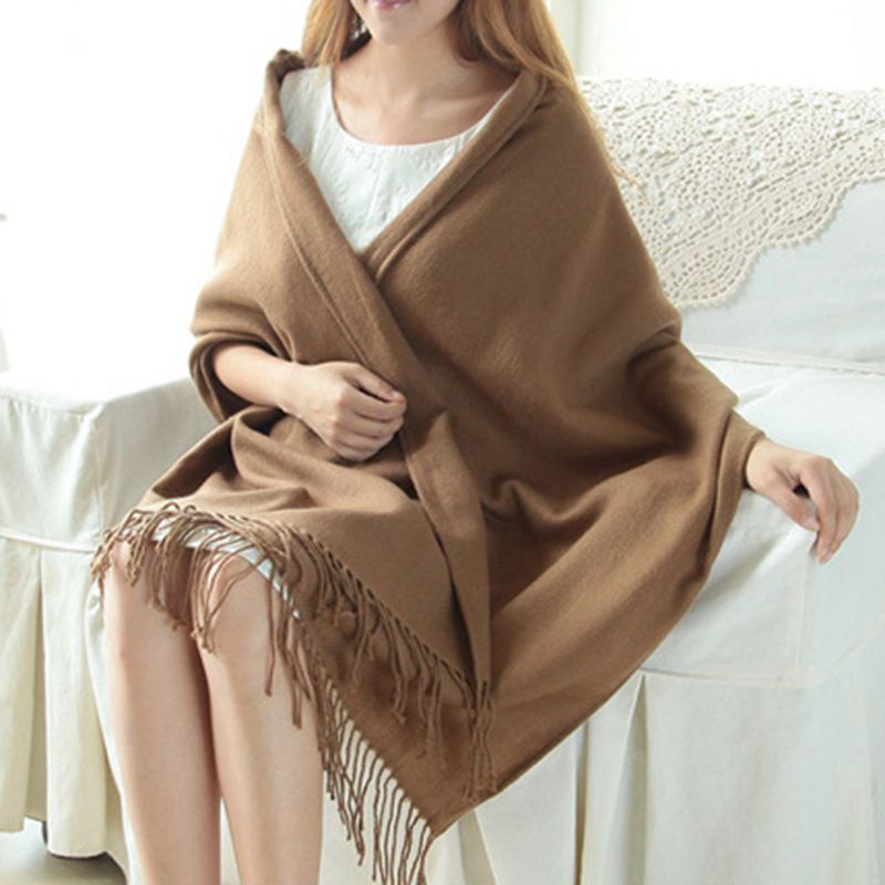 Women's Cashmere-like Plaid Scarf Fashionable Warm
