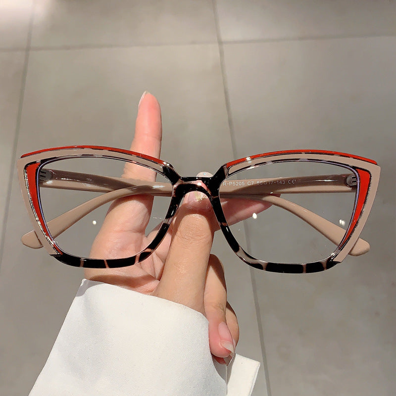 Colorful Cat Eye Anti-Blue Light Glasses Frame