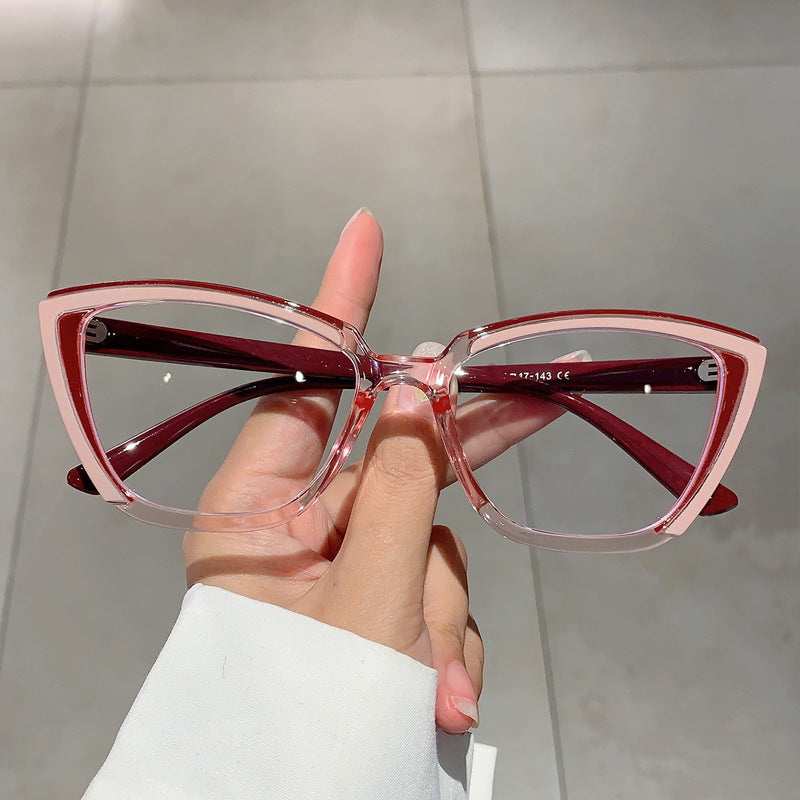 Colorful Cat Eye Anti-Blue Light Glasses Frame