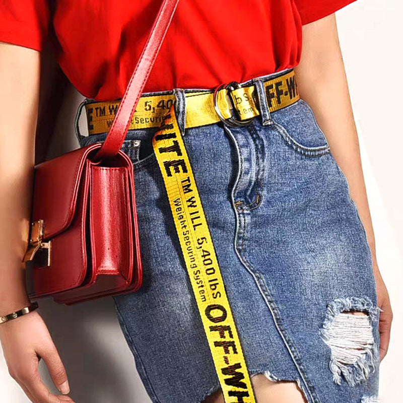 Nylon Waistband Belt Jacquard