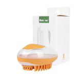2-in-1 Pet Bath & Massage Brush – Soft Silicone Grooming Tool for Dogs & Cats