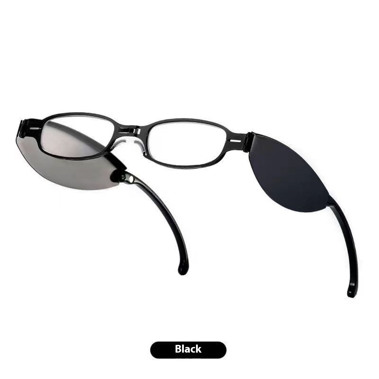 Easy To Carry Anti-pressure Anti-fall Folding Pocket Presbyopic Glasses Men