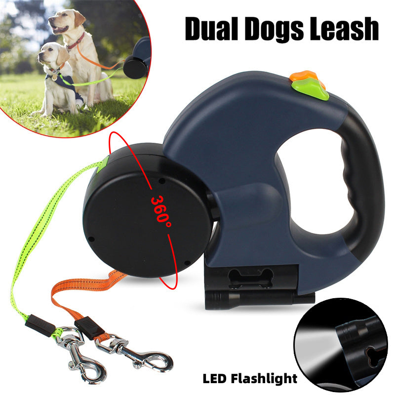 Retractable Dog Leash with Lights