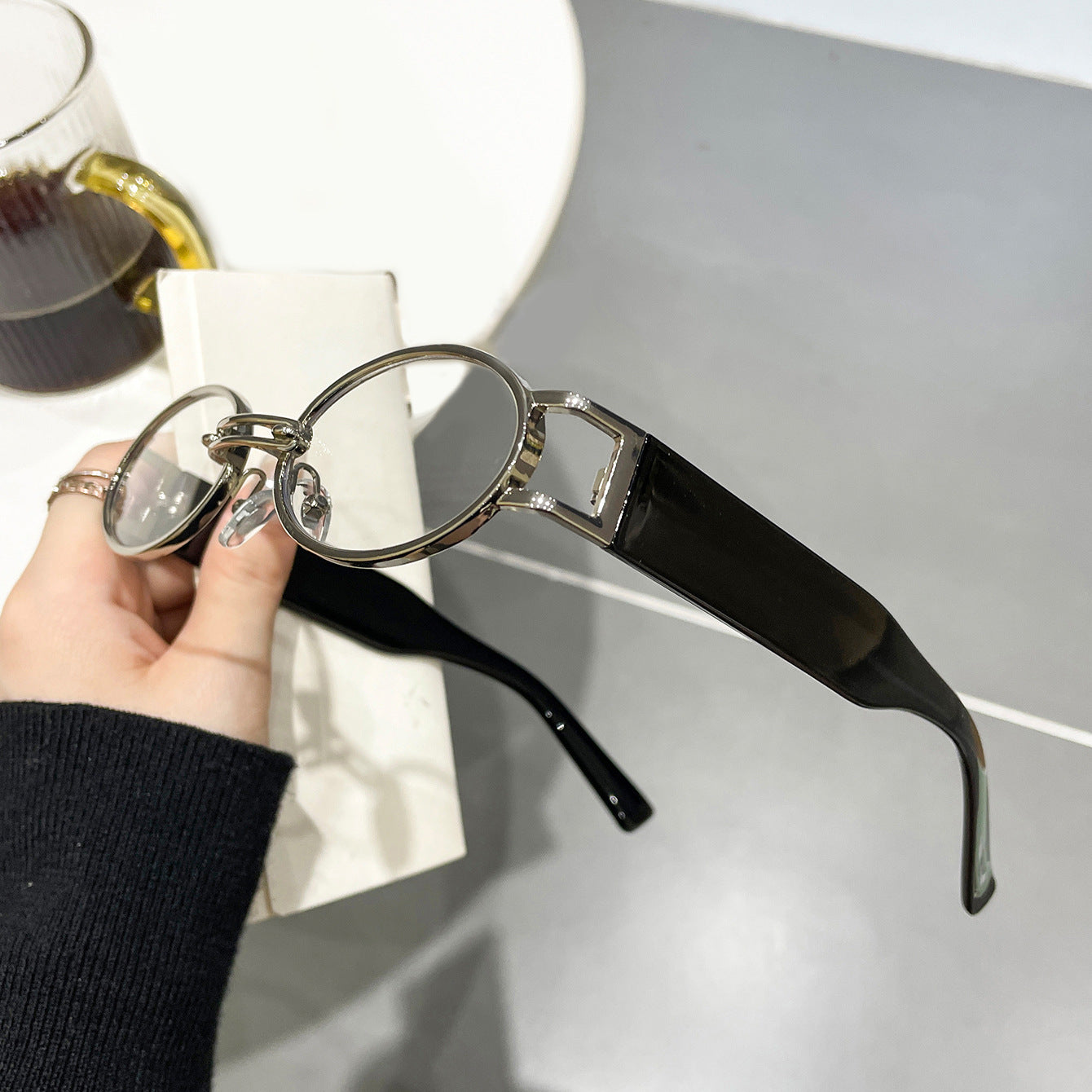 Retro Small Frame Sunglasses For Women