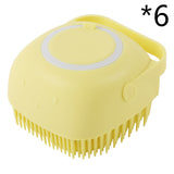 Silicone Pet Bath Brush Glove – Massage & Shampoo Tool for Dogs & Cats